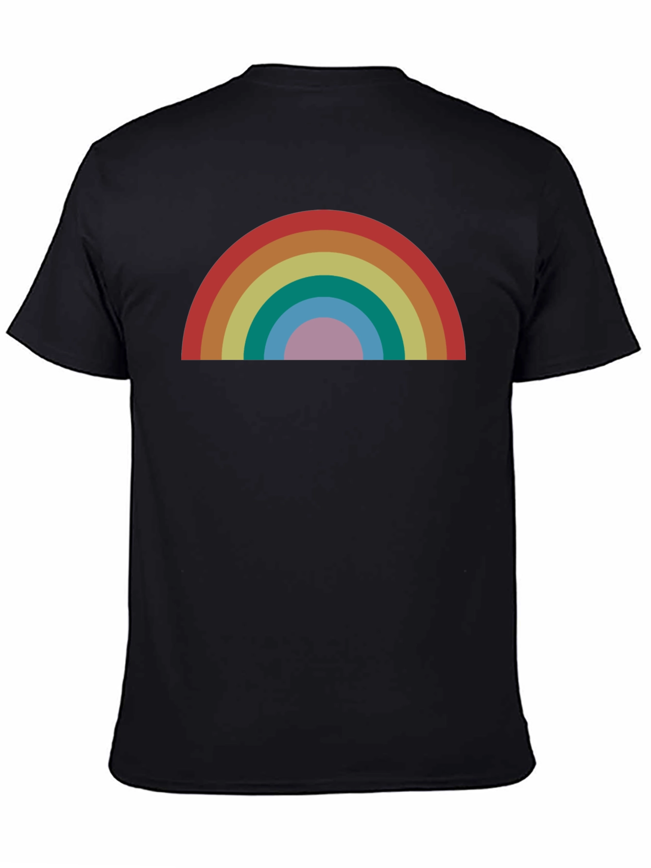 Retro Rainbow Graphic T-Shirt - Stylish and Comfortable