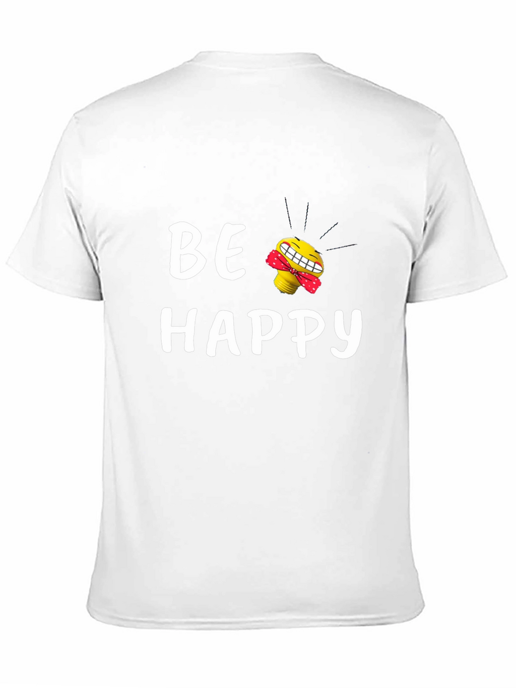 Be Happy Graphic Tee - Black T-Shirt