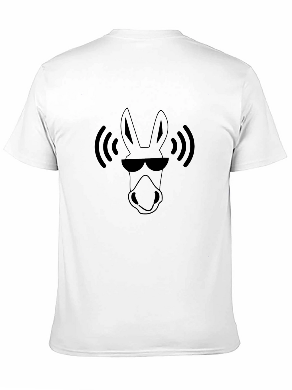 Cool Donkey Tee - Black Cotton Blend Casual Shirt