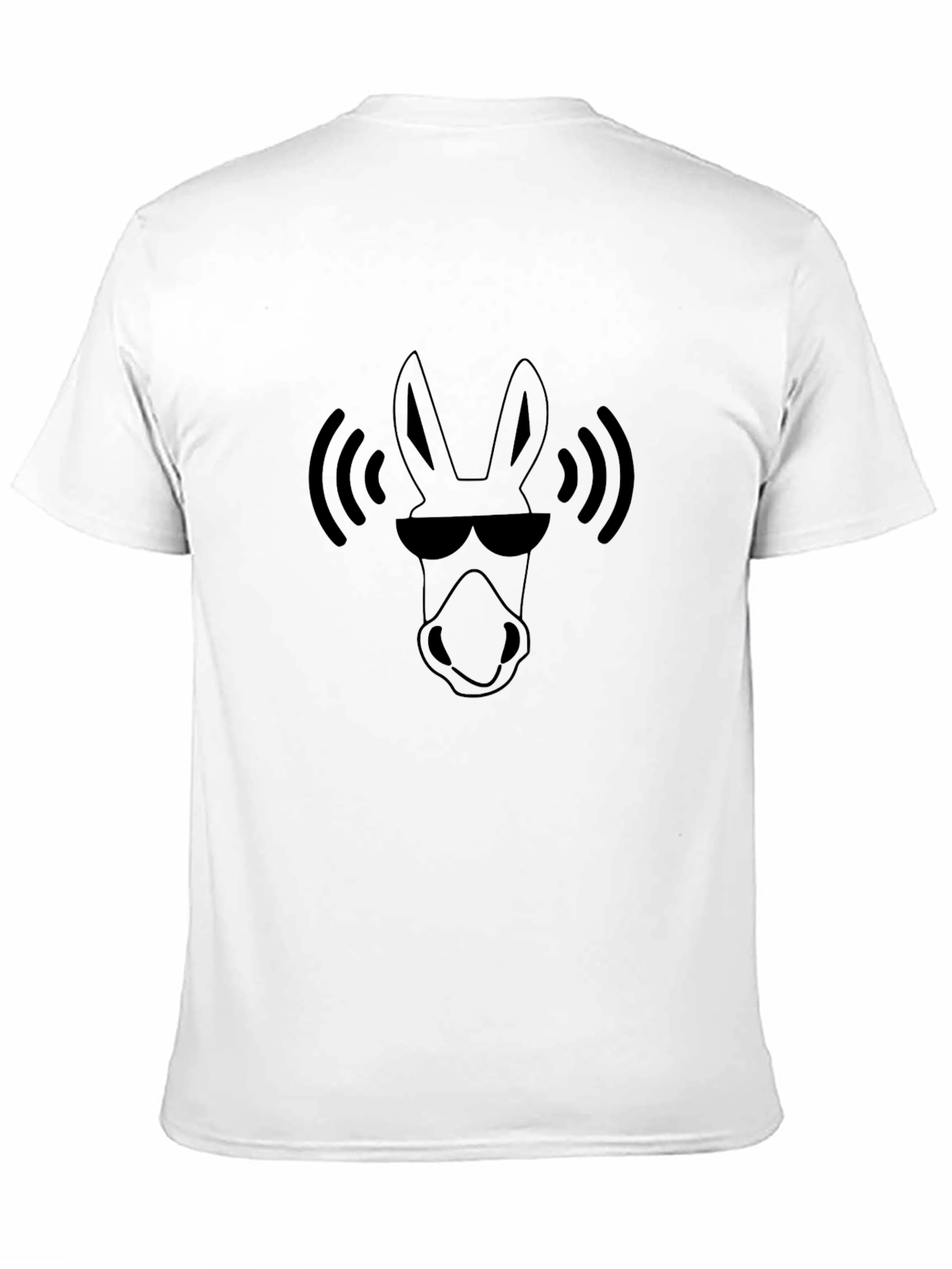 Cool Donkey Tee - Black Cotton Blend Casual Shirt