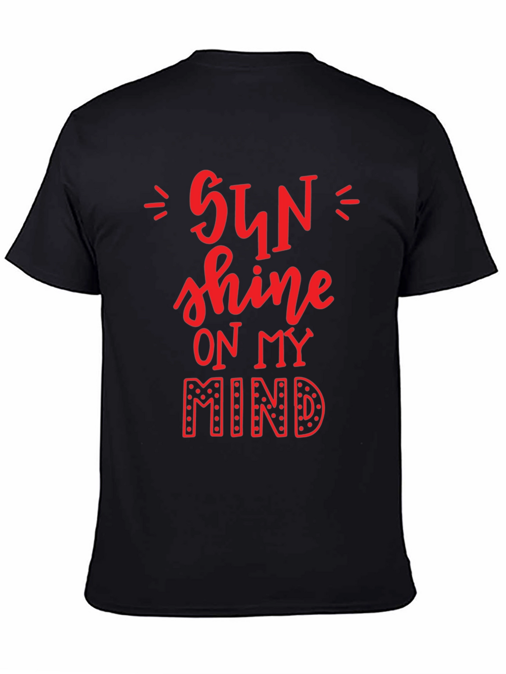 Sunshine On My Mind Graphic Tee - Black