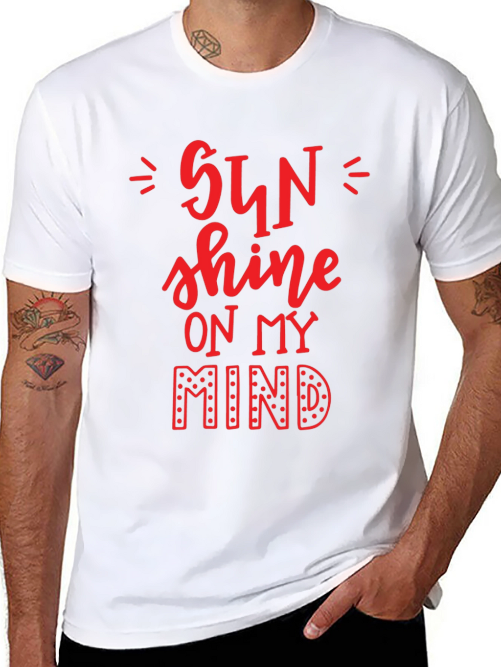 Sunshine On My Mind Graphic Tee - Black