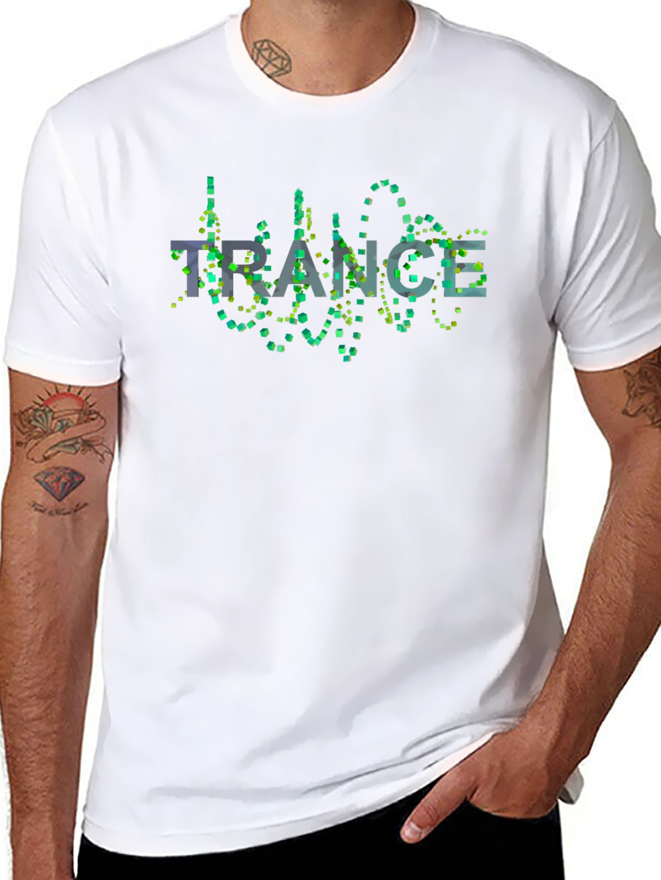 Trance Music T-Shirt - Black Graphic Tee