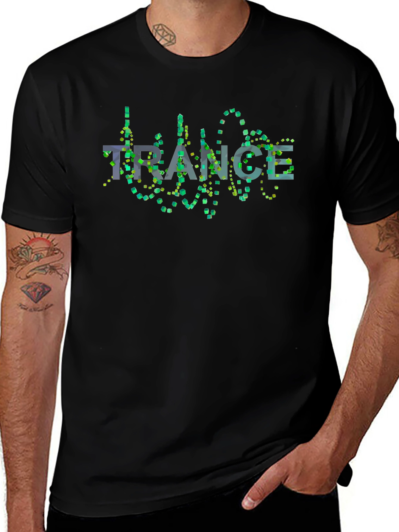 Trance Music T-Shirt - Black Graphic Tee