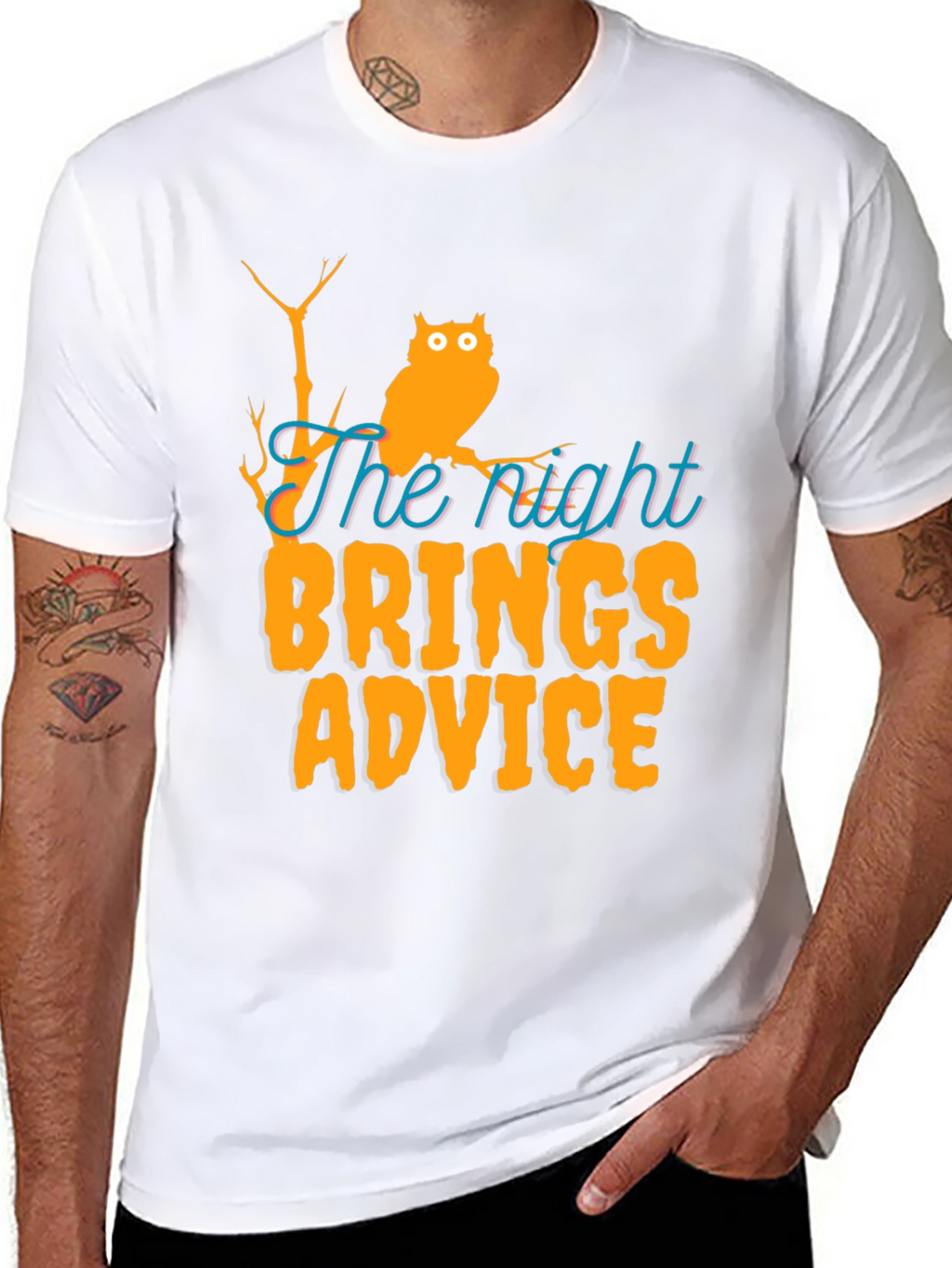The Night Brings Advice Halloween T-Shirt