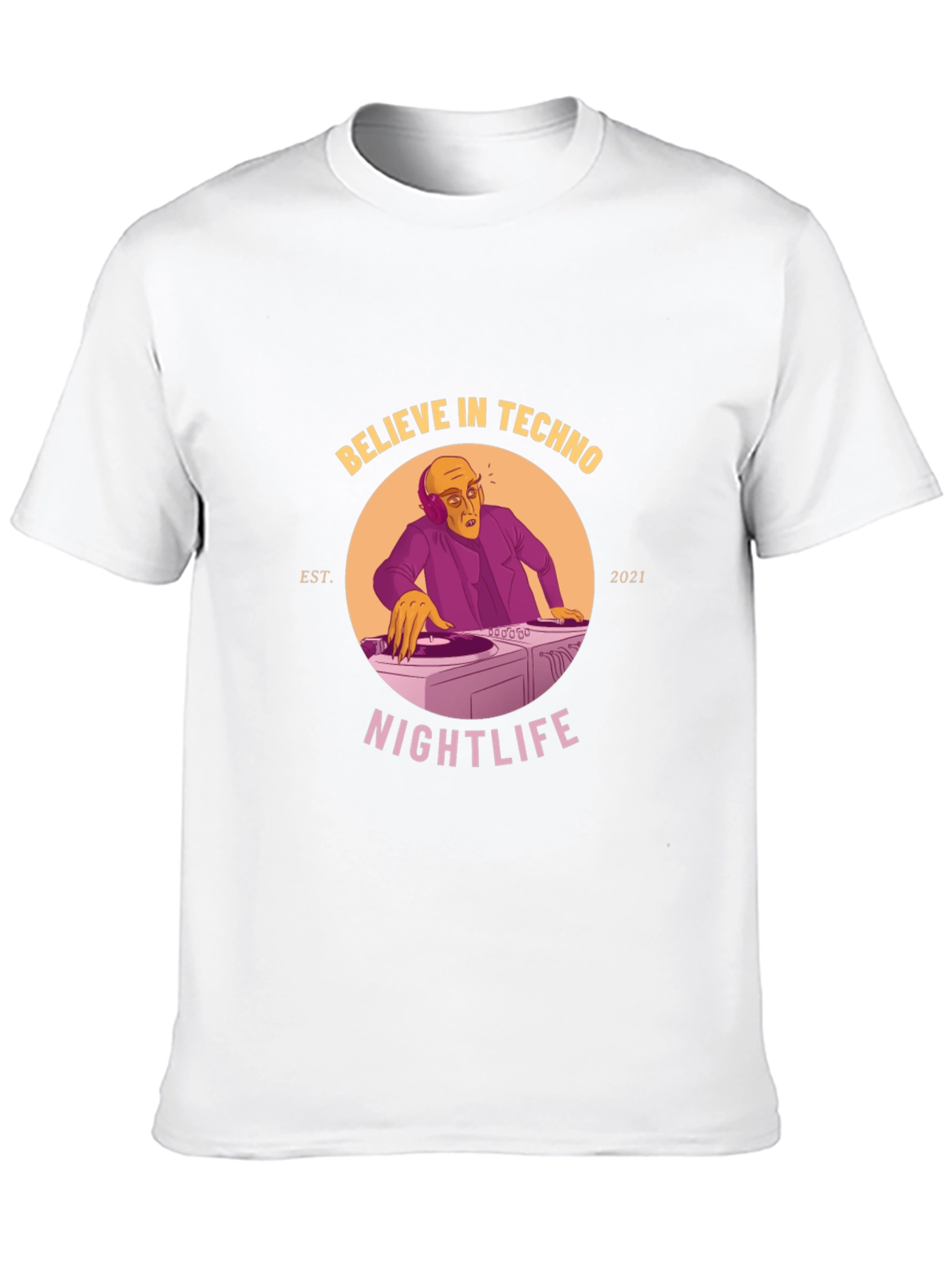 Believe in Techno Graphic Tee