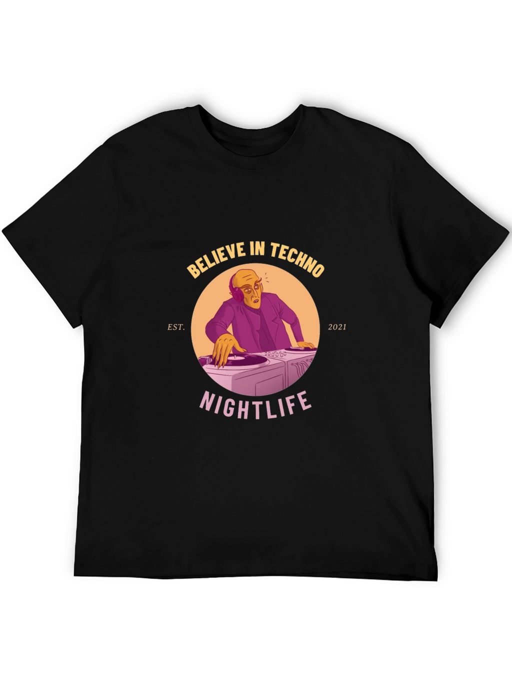 Believe in Techno Graphic Tee