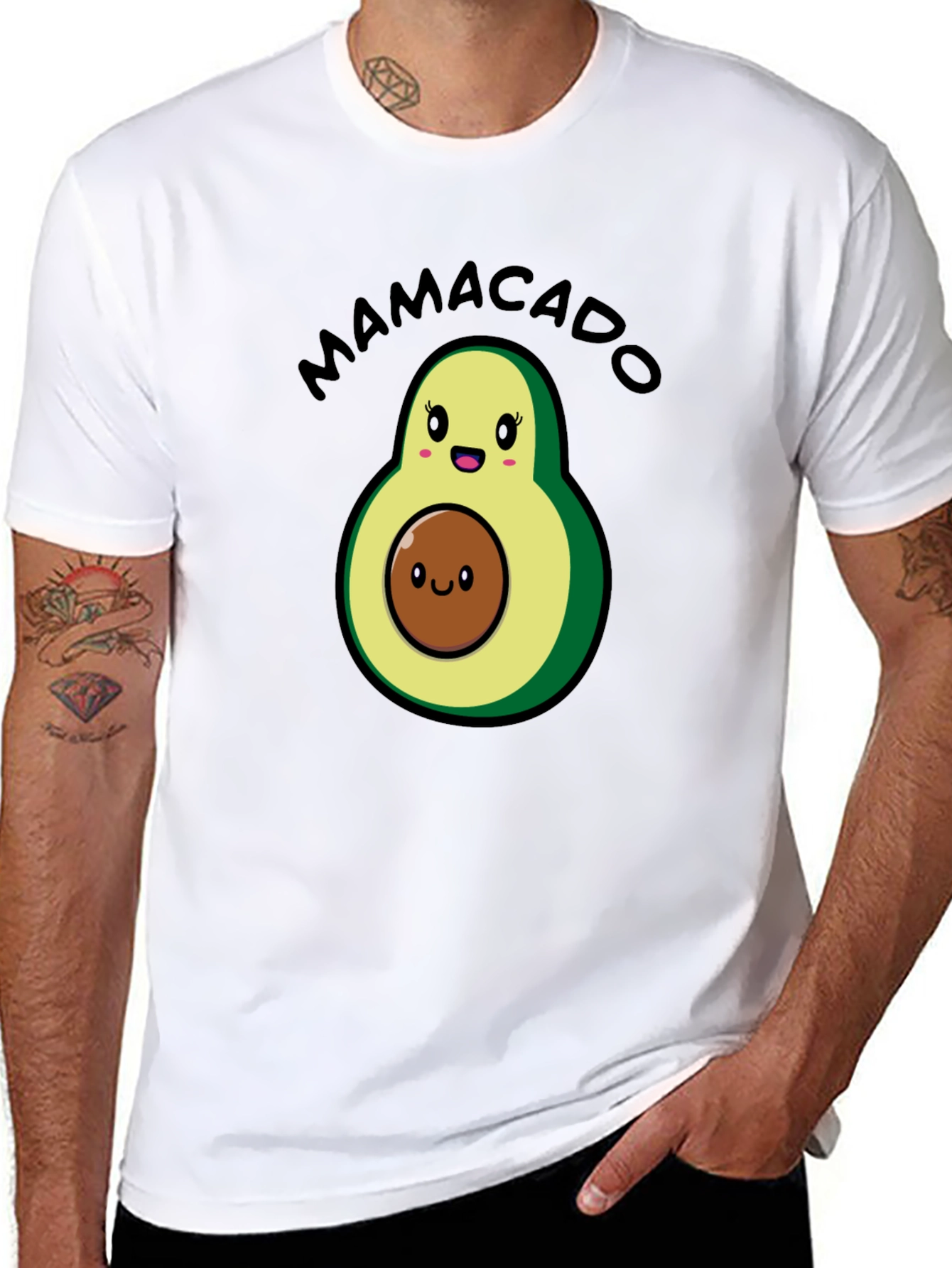 Mamacado Avocado Graphic T-Shirt - Cute & Comfy