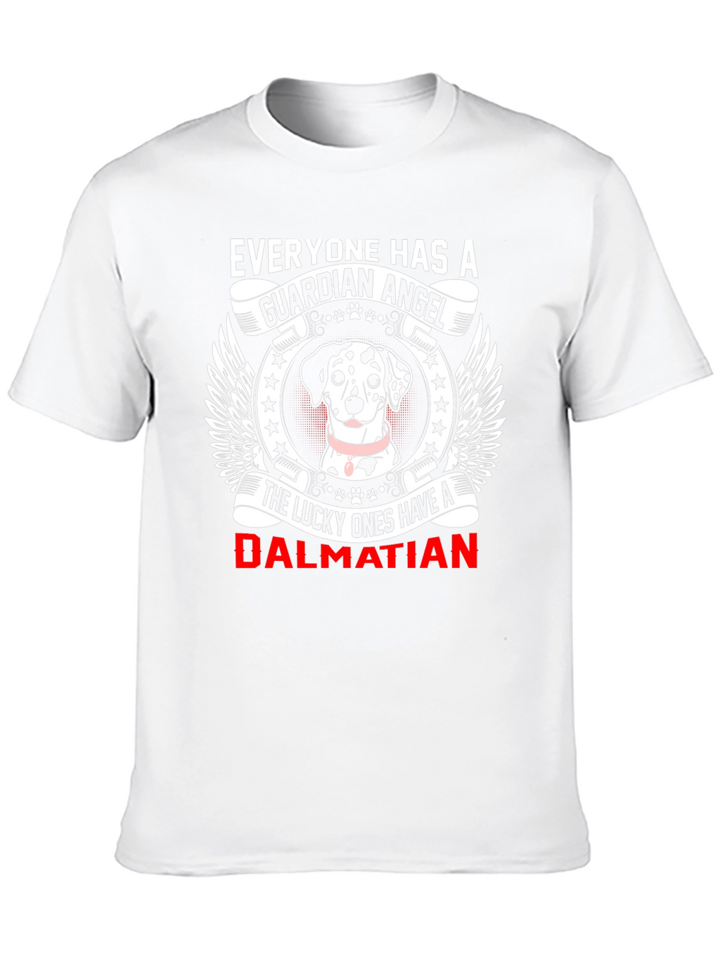Dalmatian Guardian Angel Graphic T-Shirt