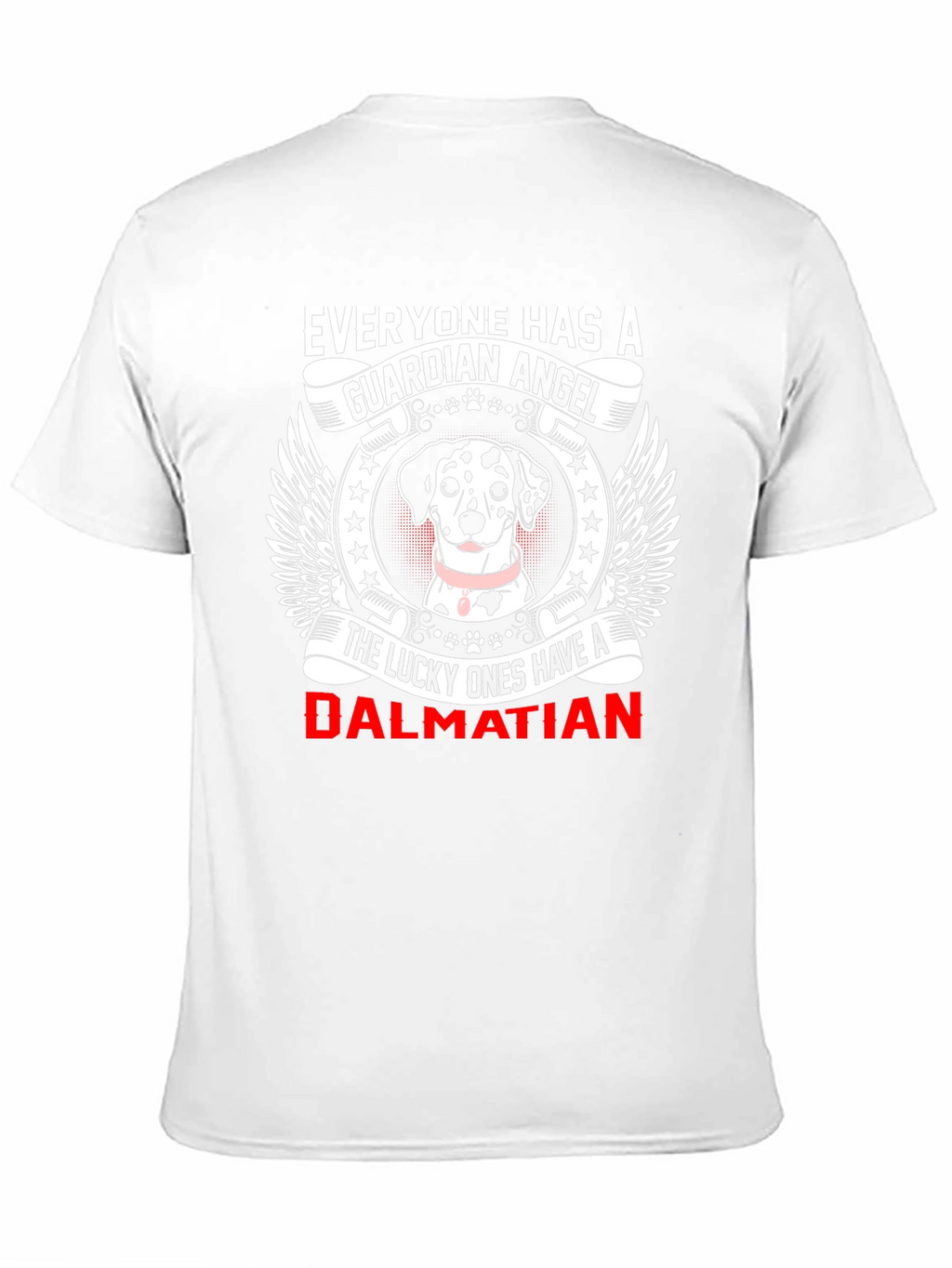 Dalmatian Guardian Angel Graphic T-Shirt