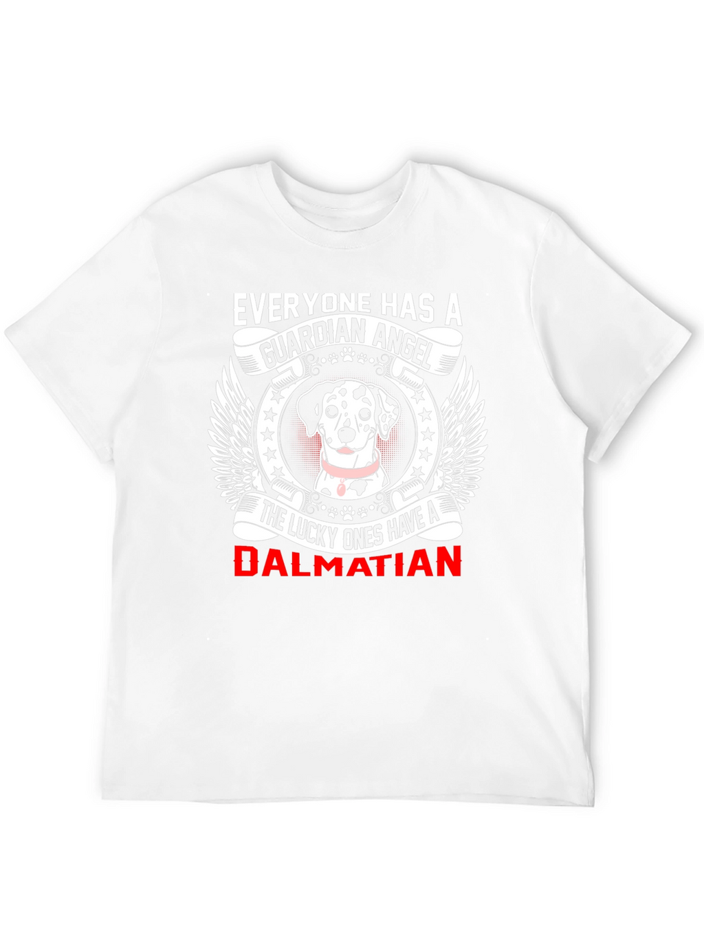 Dalmatian Guardian Angel Graphic T-Shirt