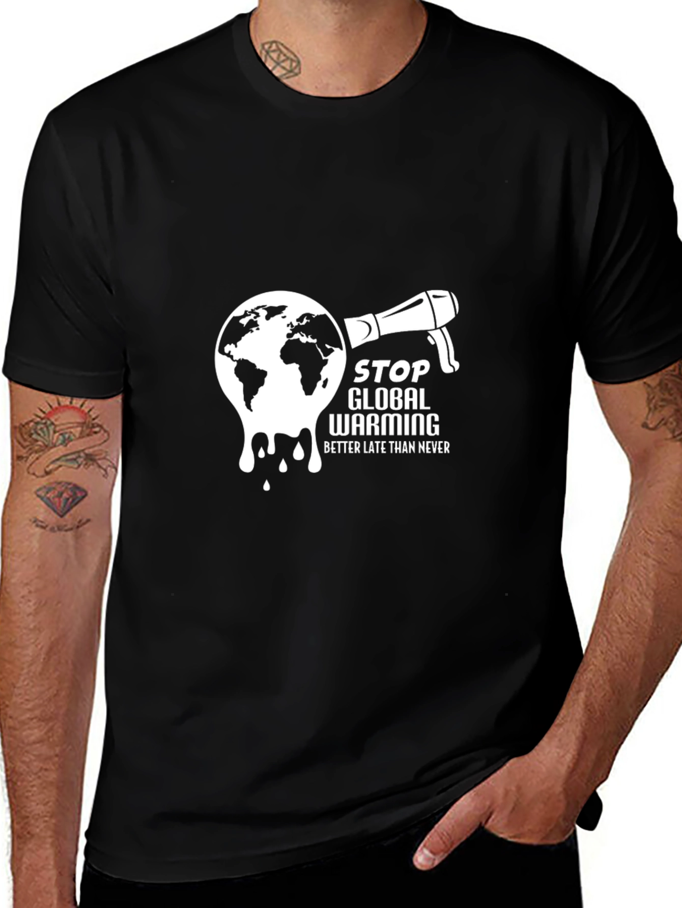Stop Global Warming Graphic T-Shirt