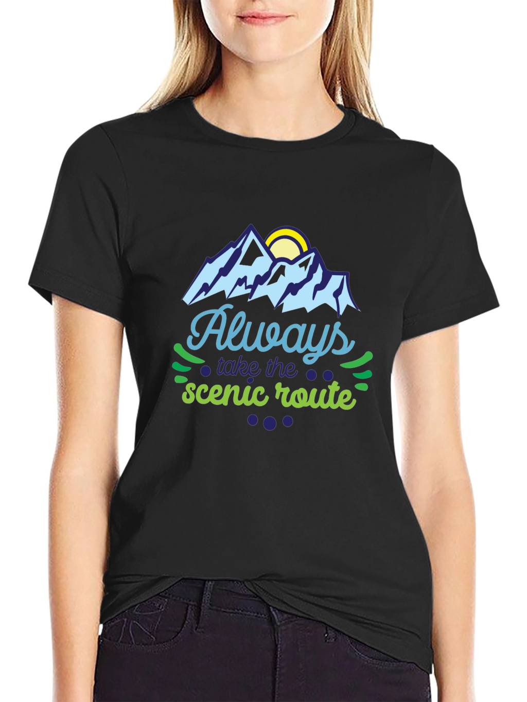 Always Take the Scenic Route Graphic Tee