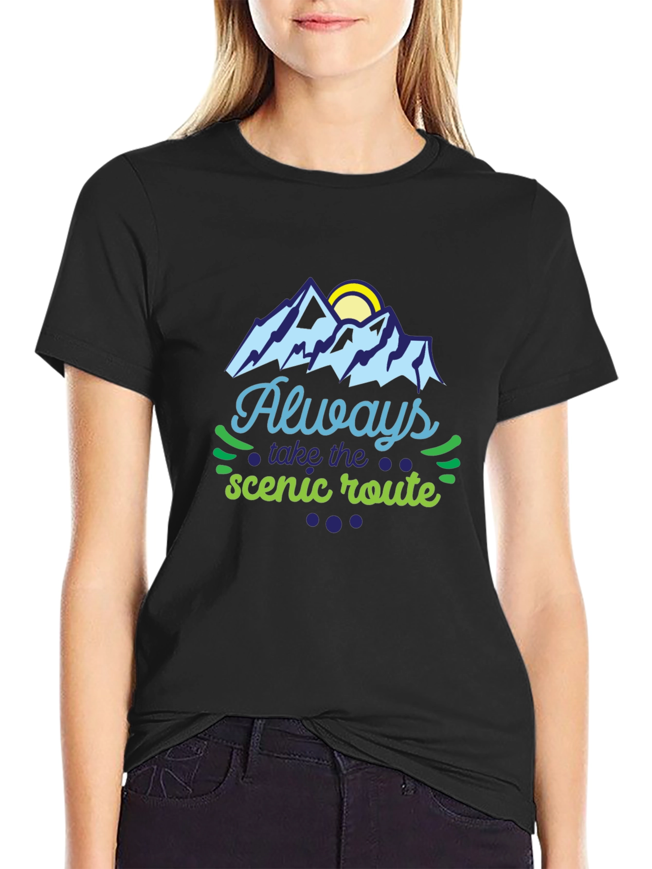 Always Take the Scenic Route Graphic Tee