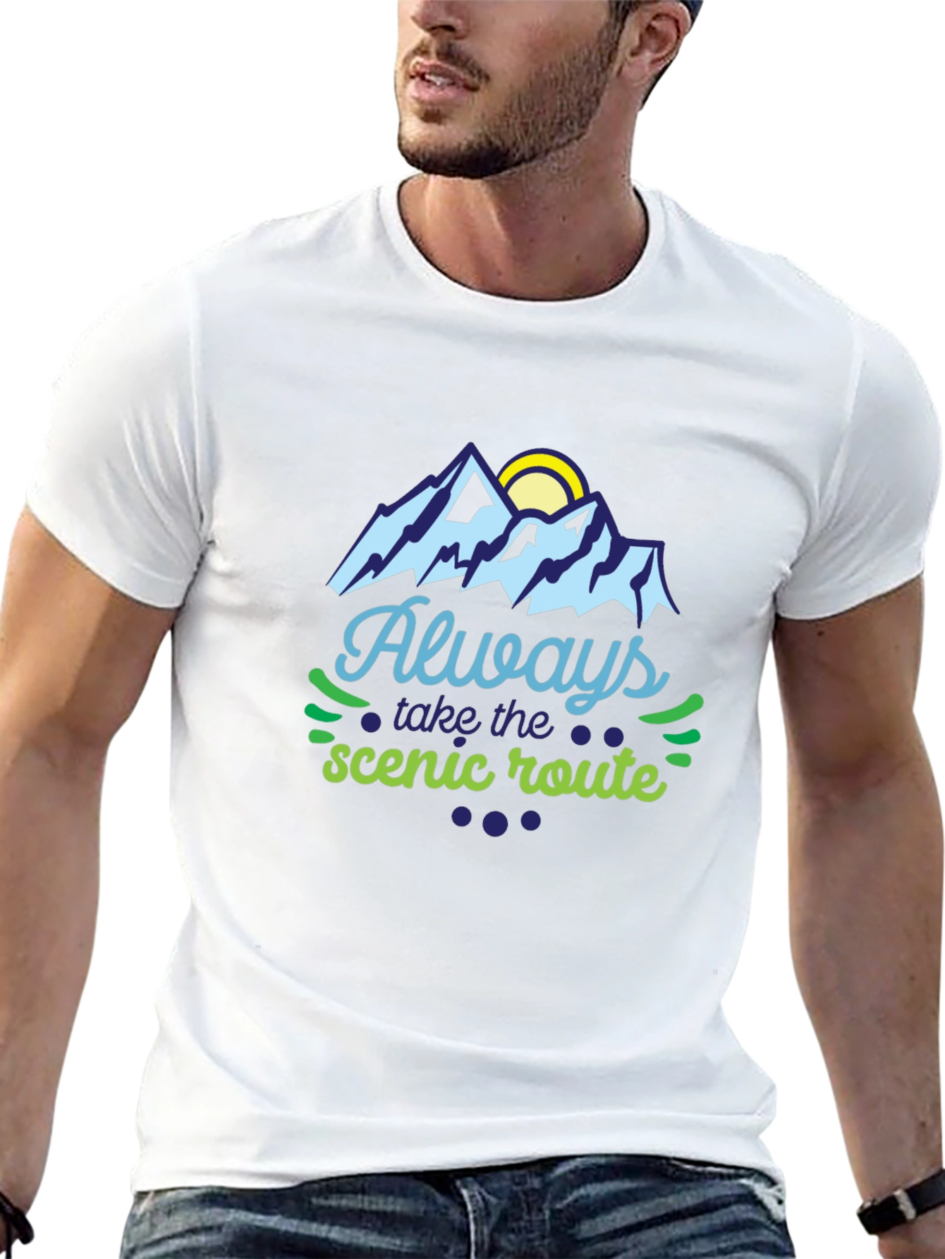 Always Take the Scenic Route Graphic Tee