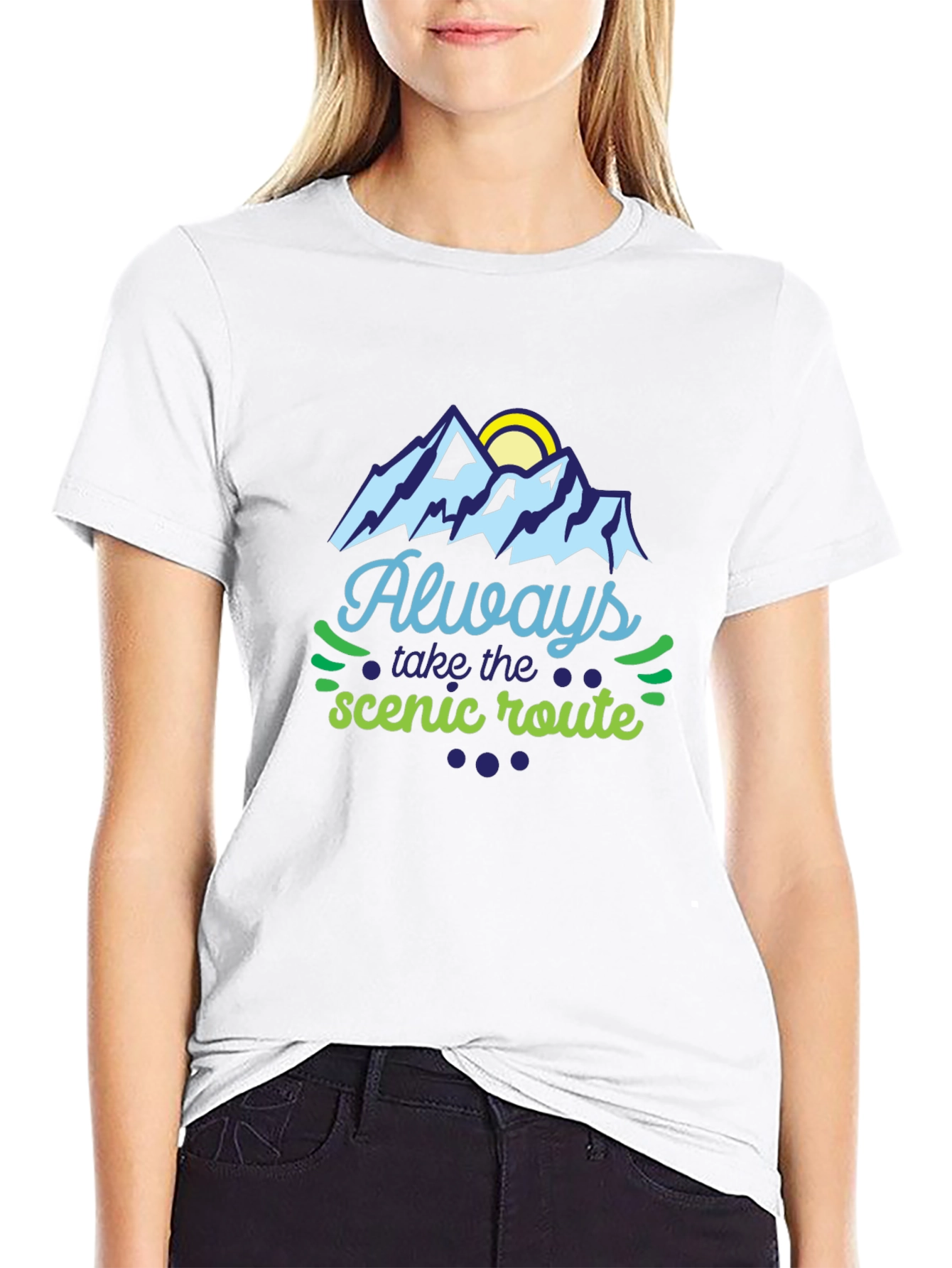 Always Take the Scenic Route Graphic Tee