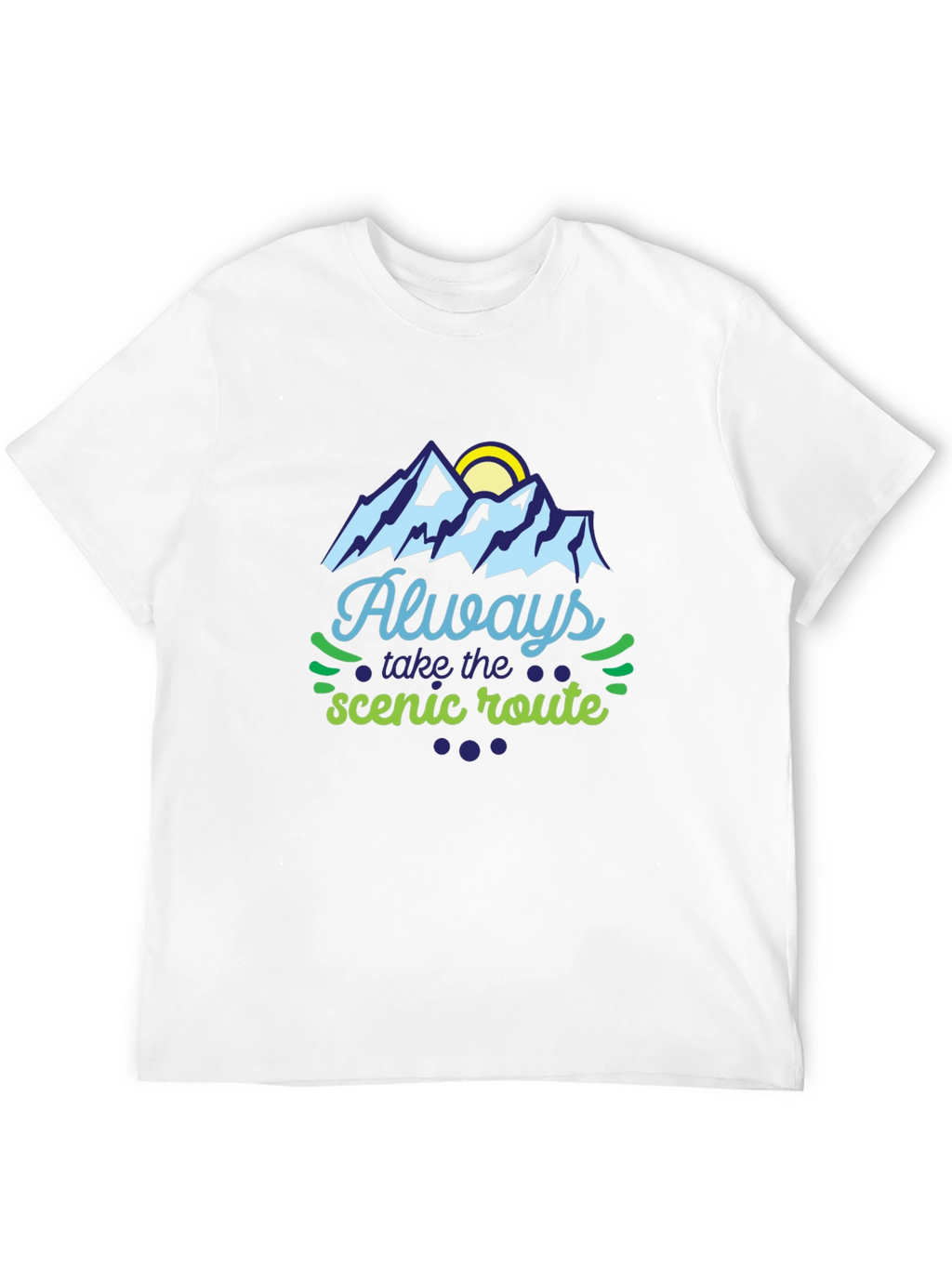 Always Take the Scenic Route Graphic Tee