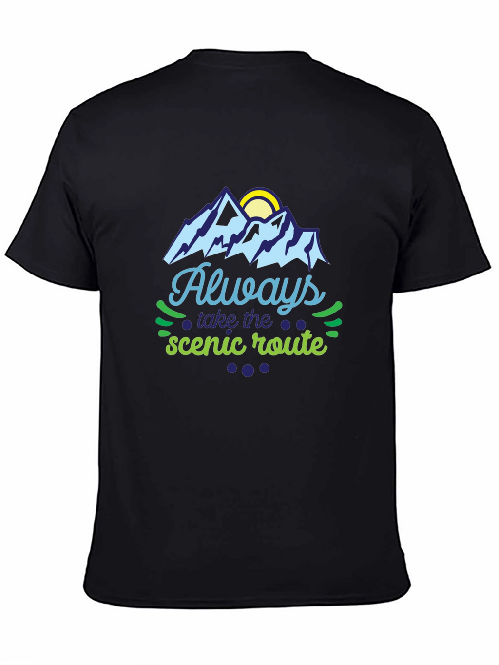 Always Take the Scenic Route Graphic Tee
