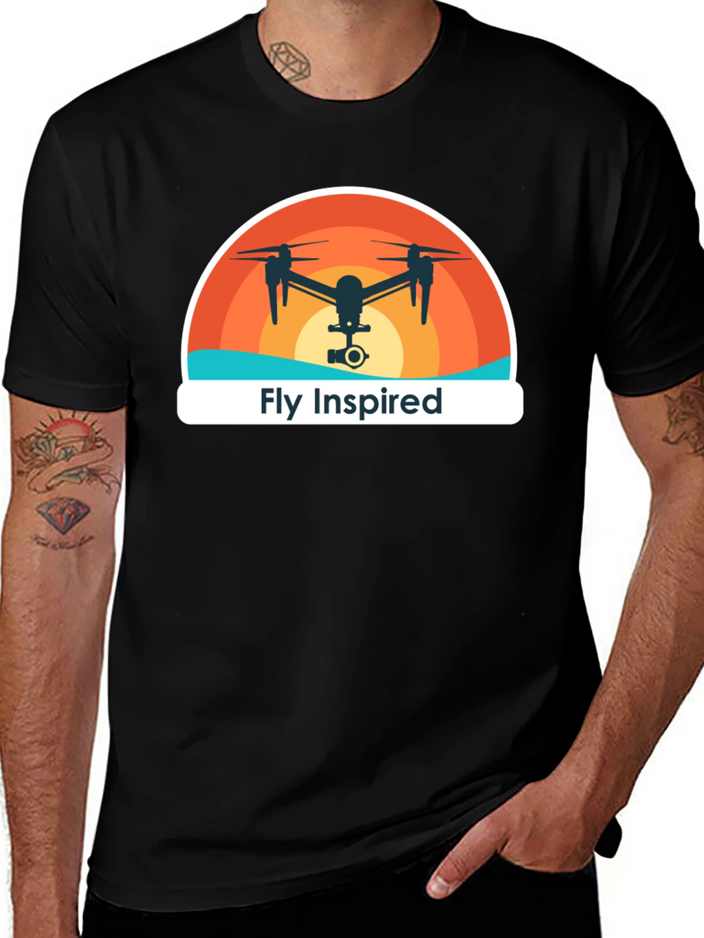 Fly Inspired Drone T-Shirt