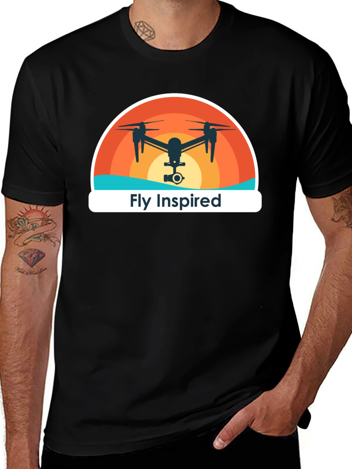 Fly Inspired Drone T-Shirt