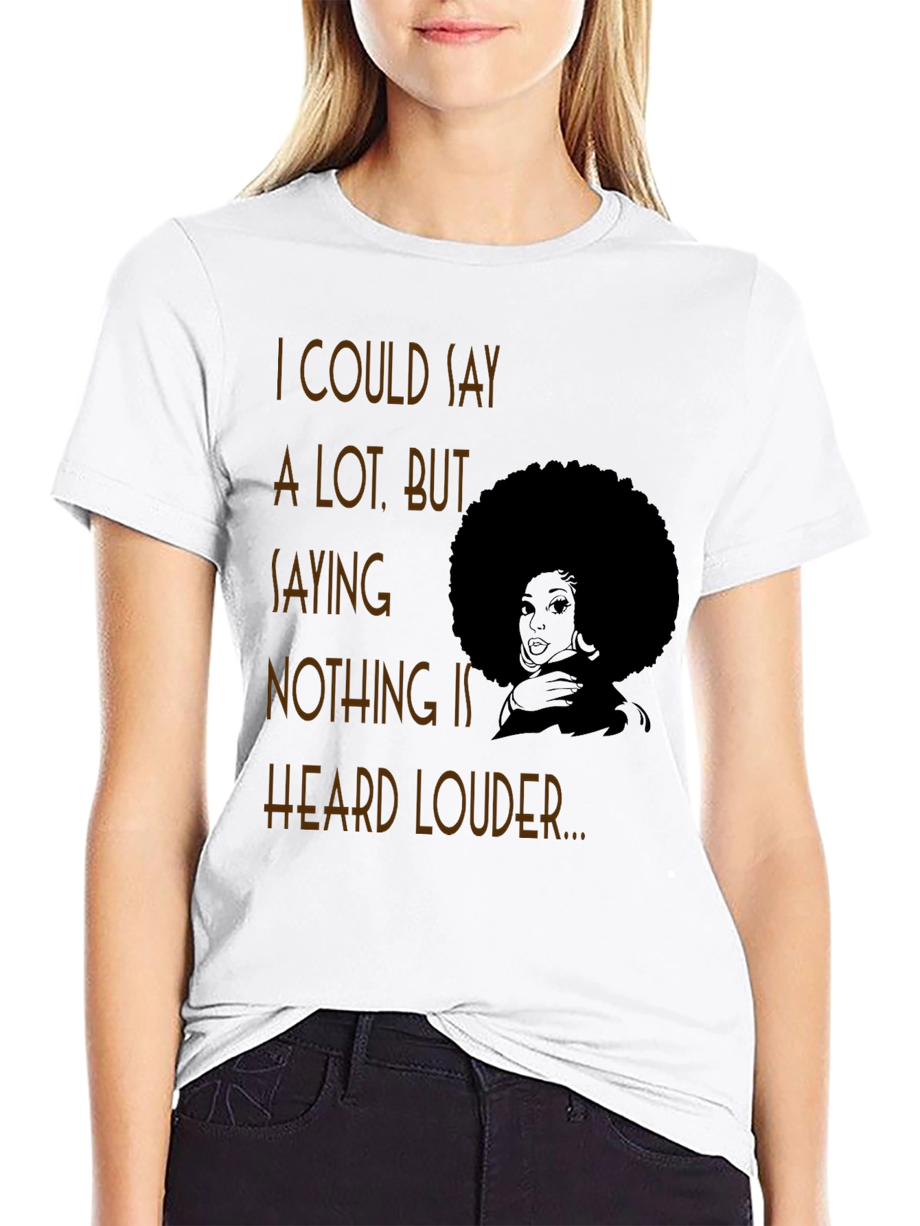 Afro Graphic Tee - I Could Say a Lot