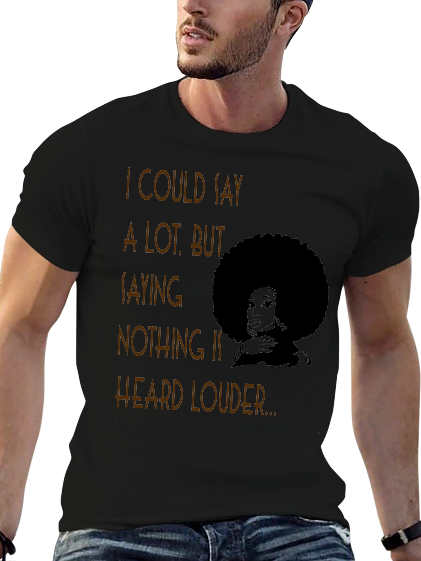 Afro Graphic Tee - I Could Say a Lot