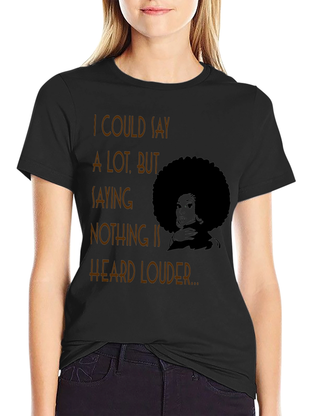 Afro Graphic Tee - I Could Say a Lot