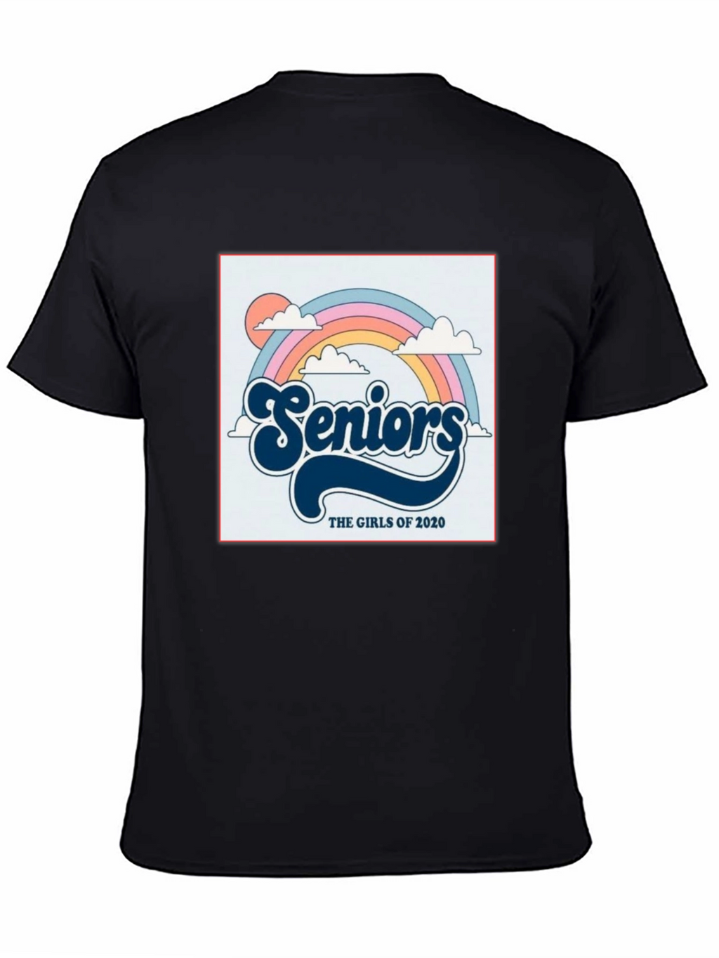 Retro Seniors Girls of 2020 Rainbow T-Shirt