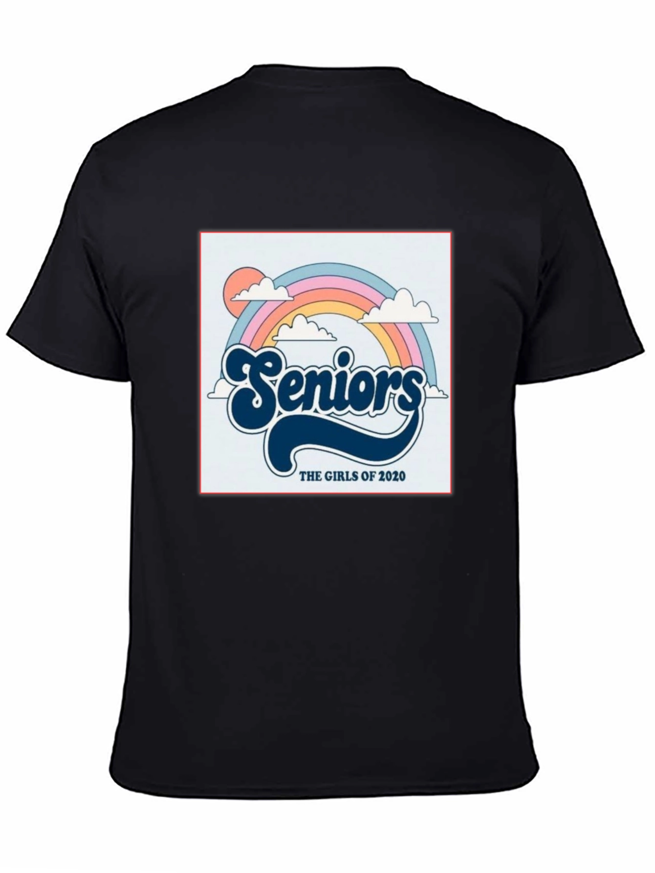 Retro Seniors Girls of 2020 Rainbow T-Shirt