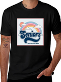 Retro Seniors Girls of 2020 Rainbow T-Shirt