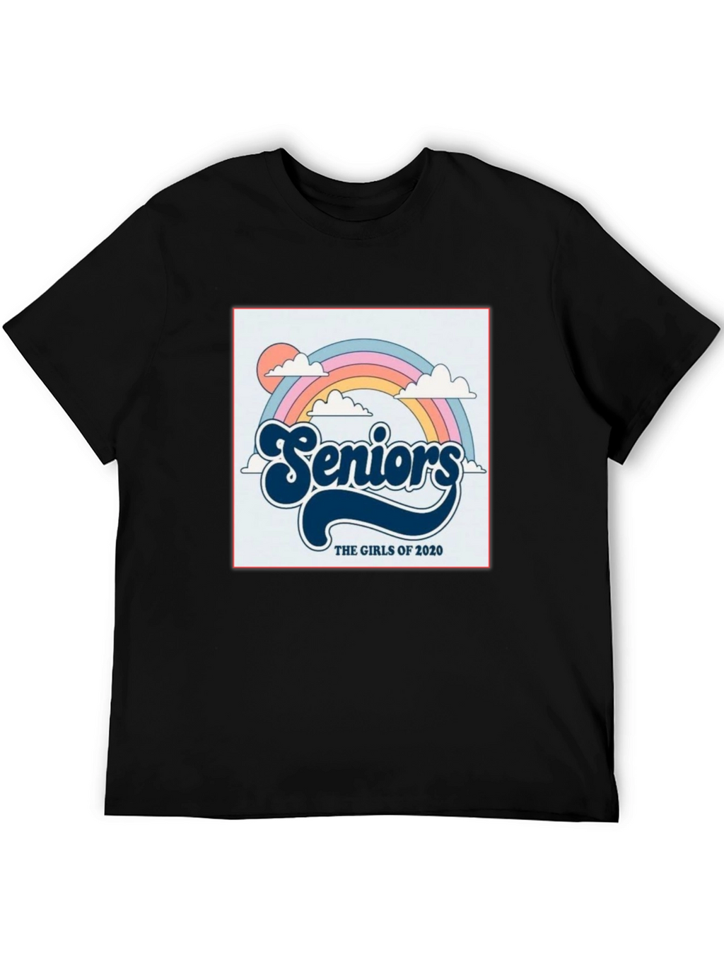 Retro Seniors Girls of 2020 Rainbow T-Shirt