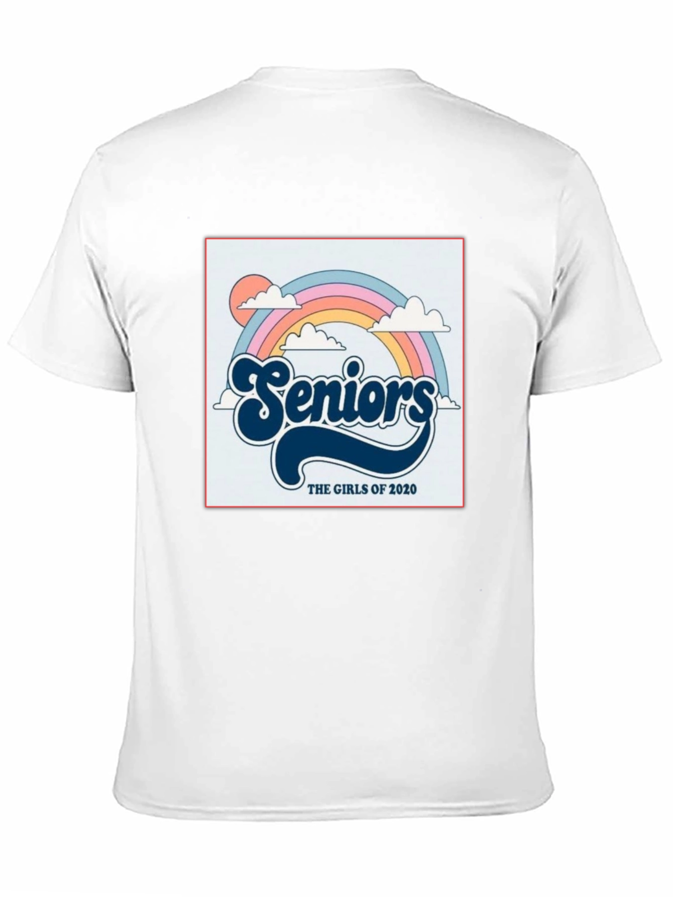 Retro Seniors Girls of 2020 Rainbow T-Shirt