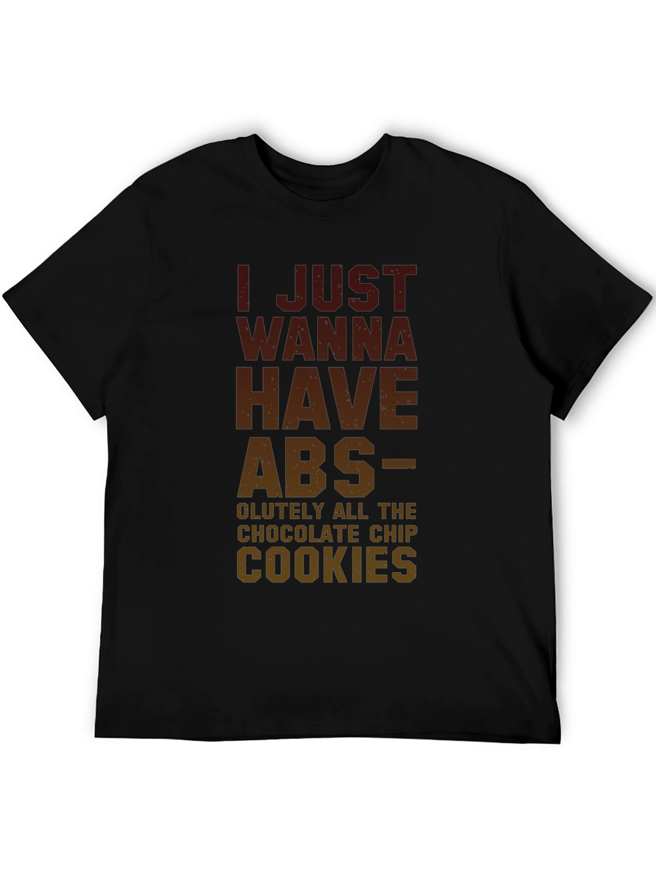 Abs & Cookies Funny Graphic T-Shirt
