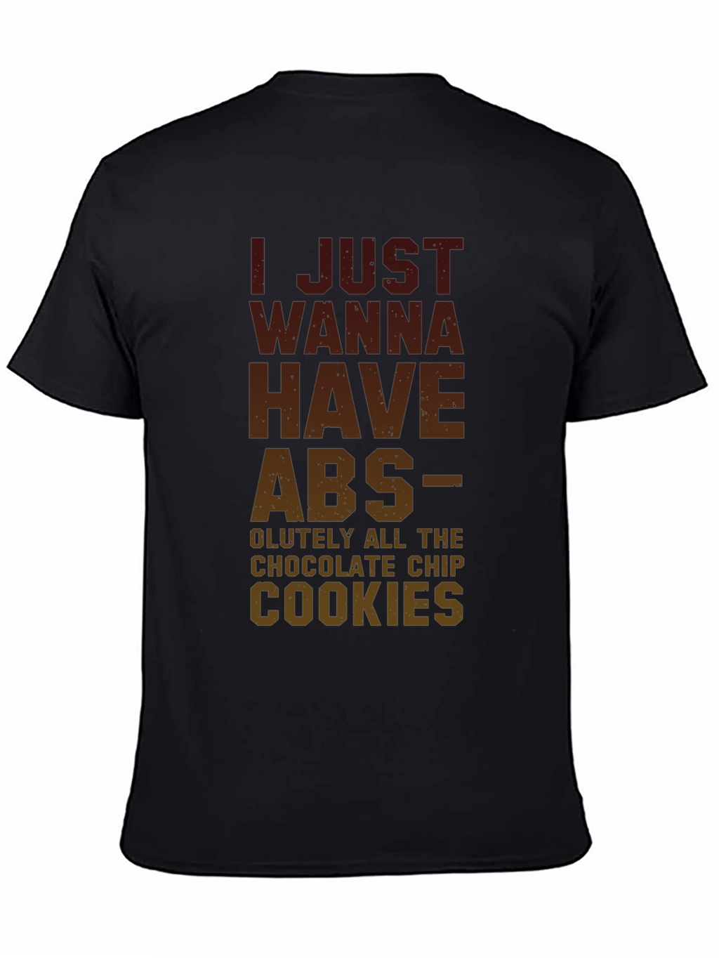 Abs & Cookies Funny Graphic T-Shirt