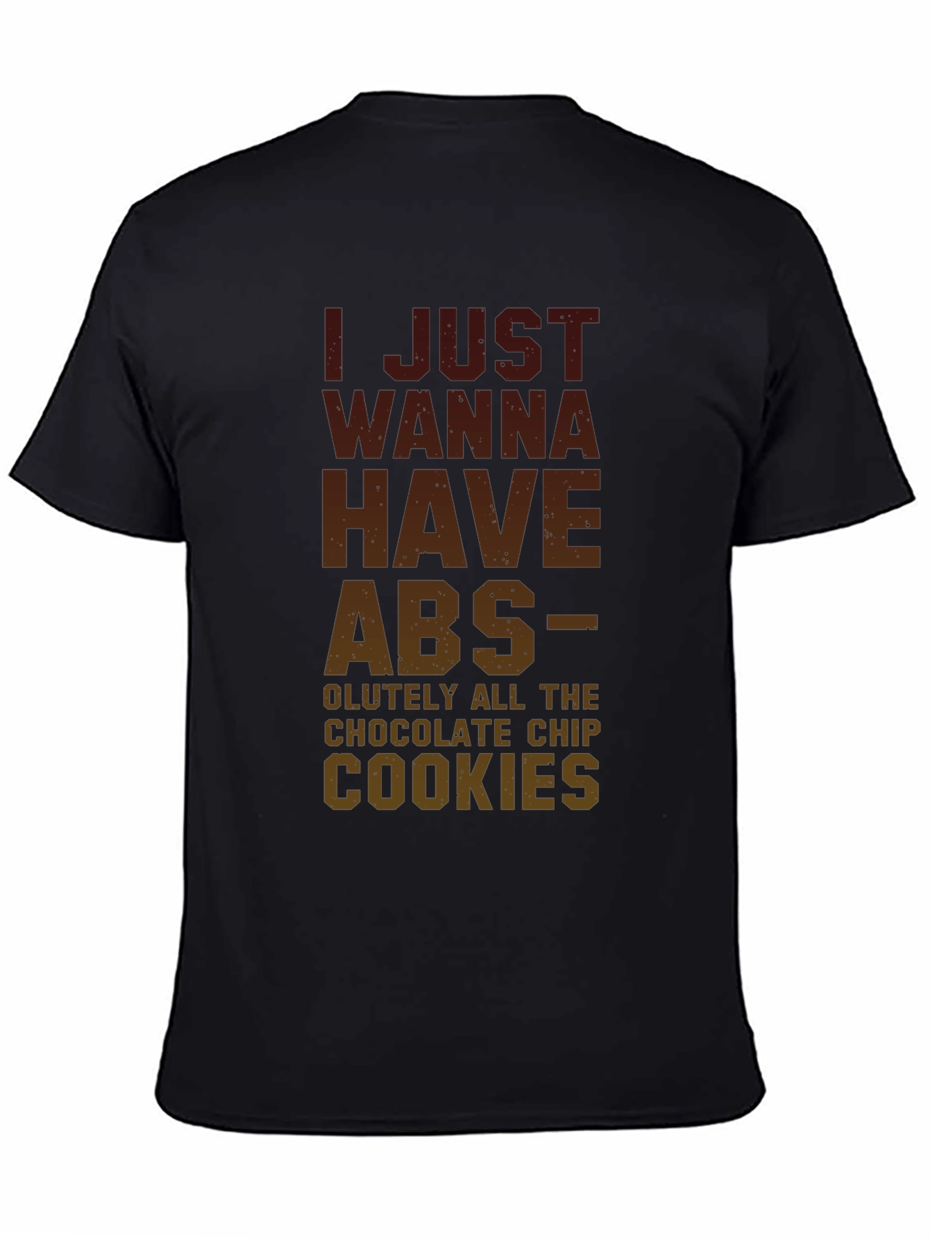 Abs & Cookies Funny Graphic T-Shirt