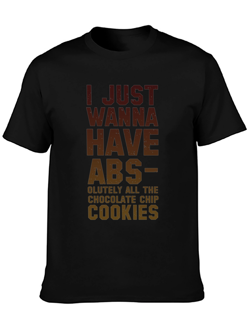 Abs & Cookies Funny Graphic T-Shirt