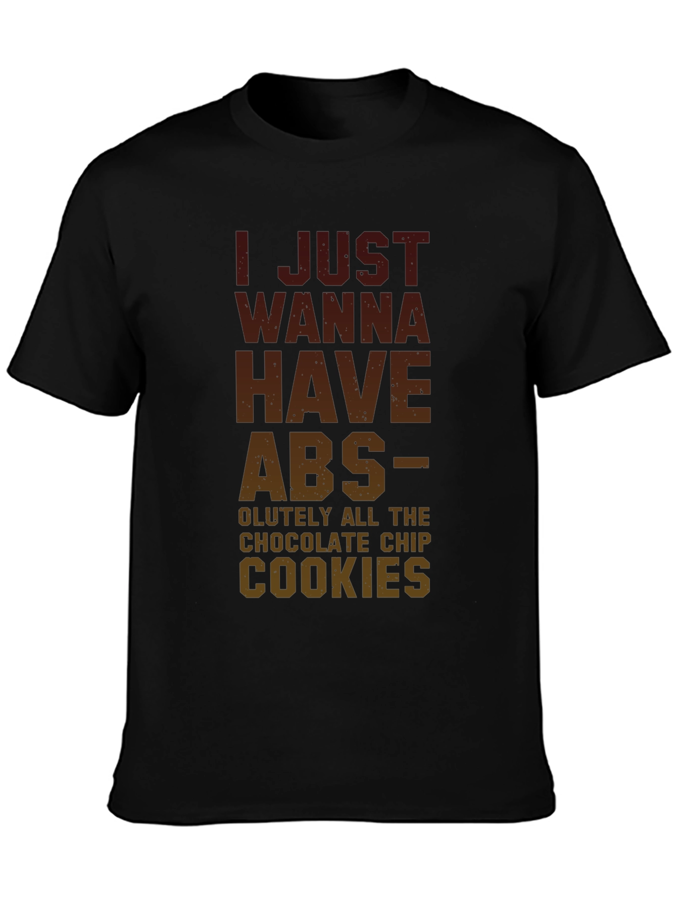 Abs & Cookies Funny Graphic T-Shirt