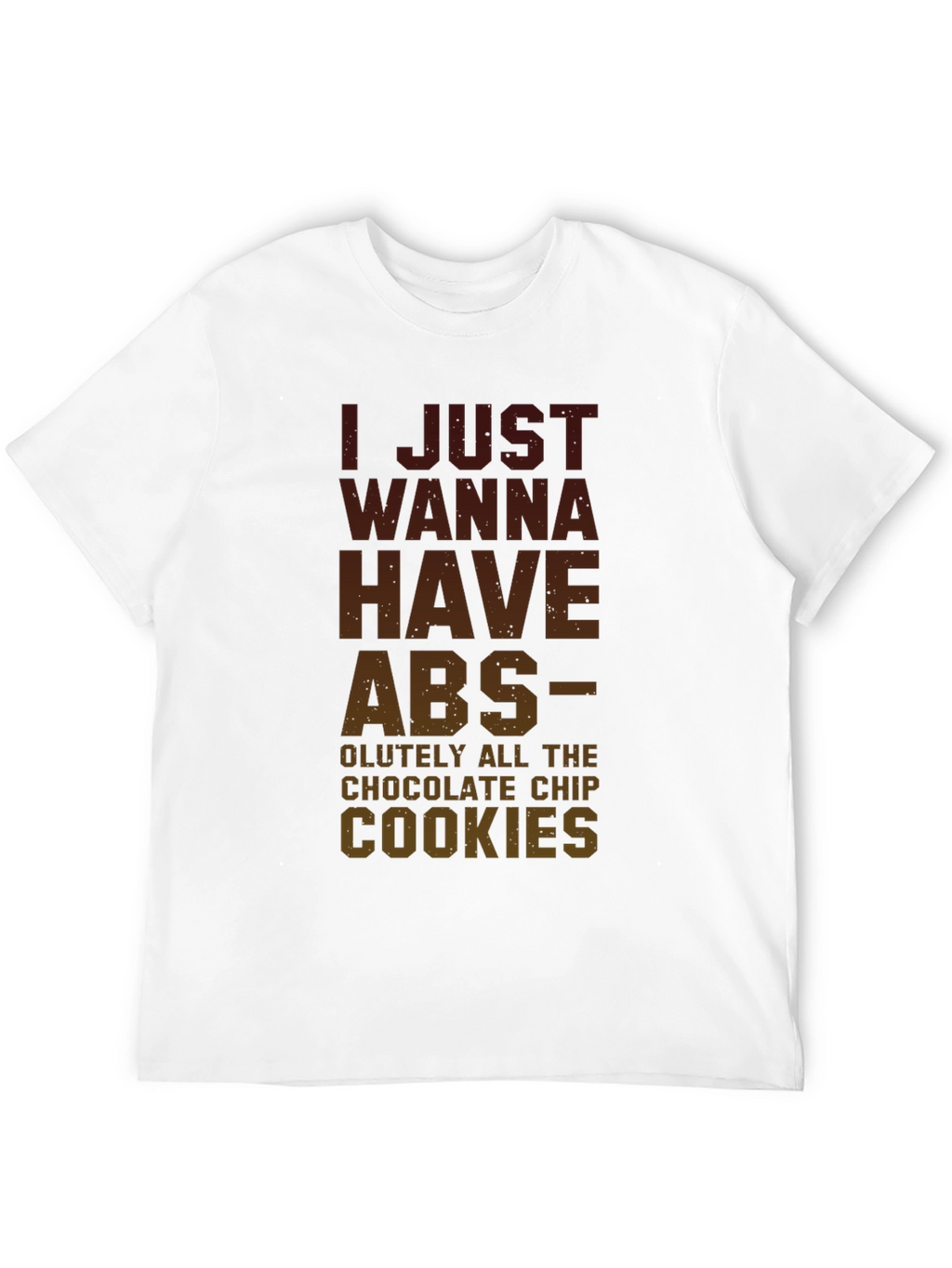 Abs & Cookies Funny Graphic T-Shirt