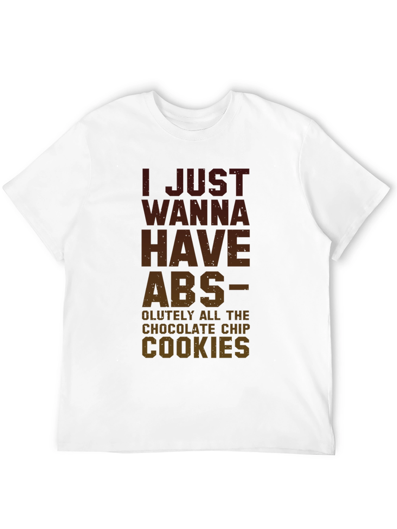 Abs & Cookies Funny Graphic T-Shirt