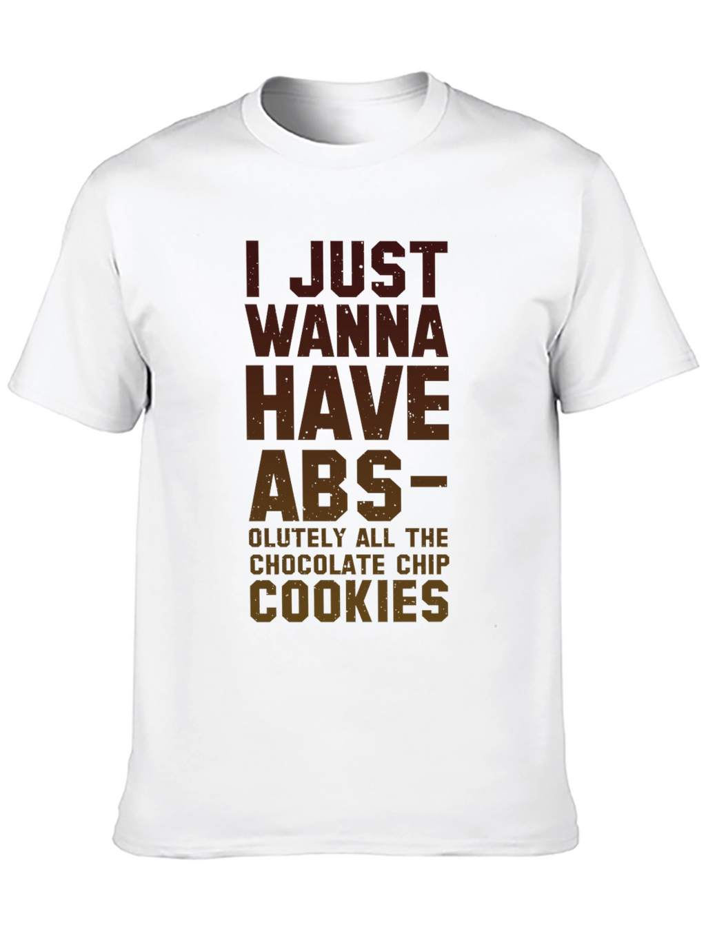 Abs & Cookies Funny Graphic T-Shirt