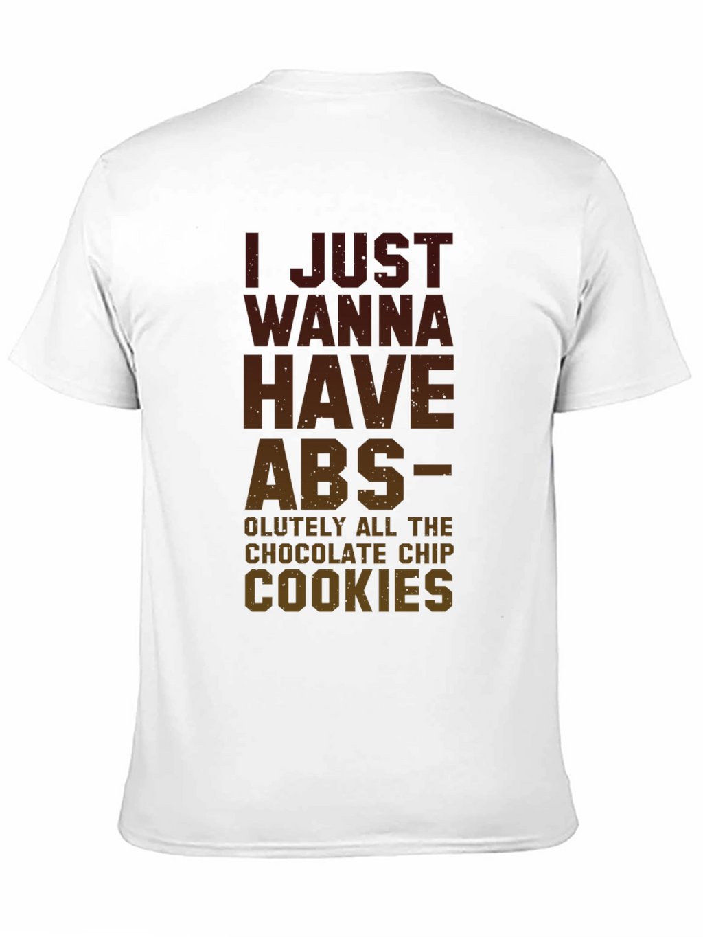 Abs & Cookies Funny Graphic T-Shirt
