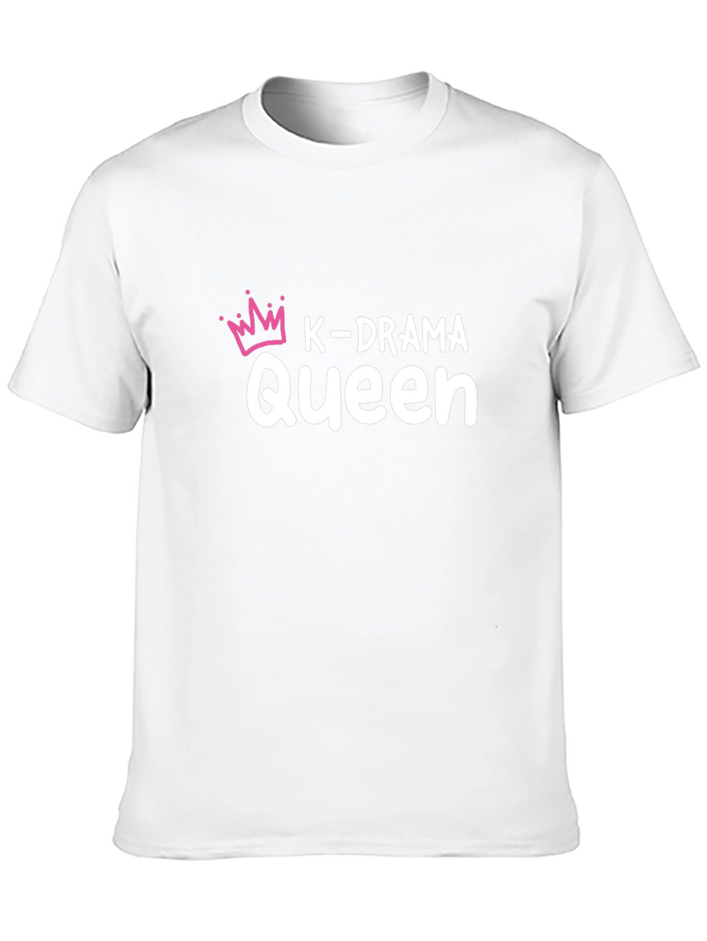 K-Drama Queen Graphic Tee - Black Cotton