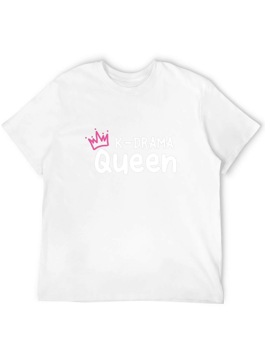 K-Drama Queen Graphic Tee - Black Cotton