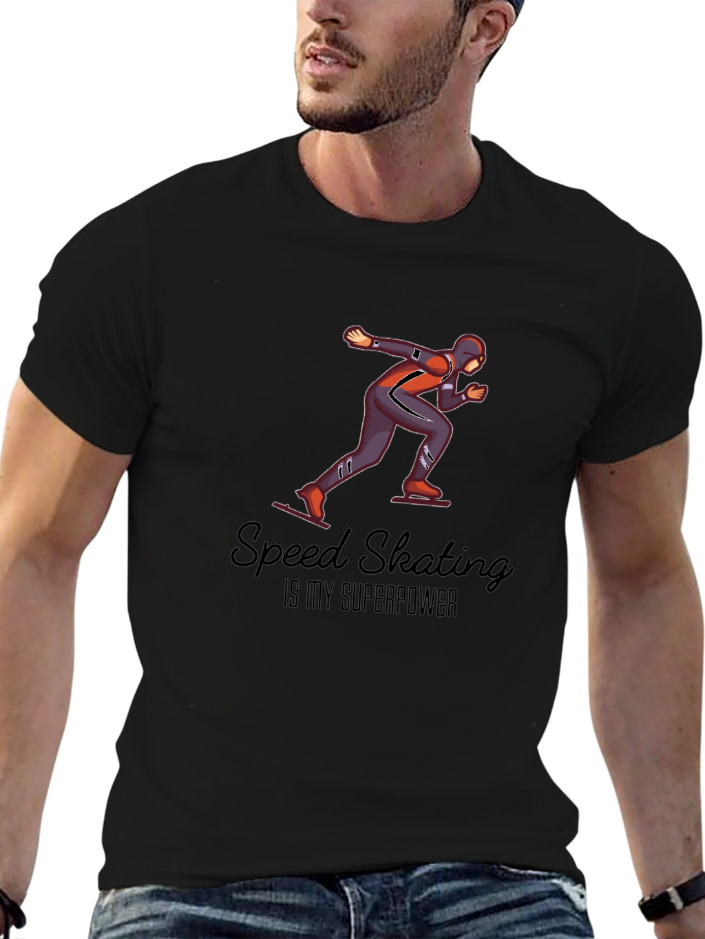 Speed Skating Superpower T-Shirt