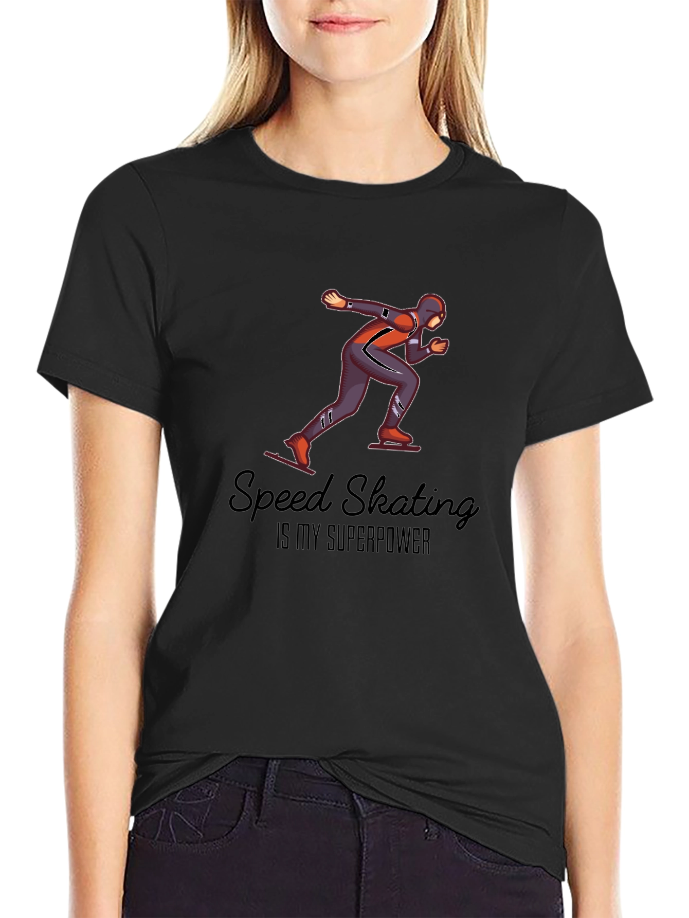 Speed Skating Superpower T-Shirt