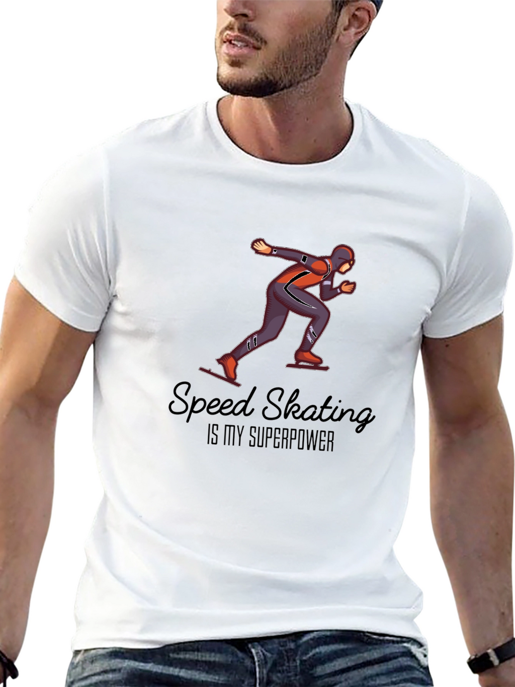 Speed Skating Superpower T-Shirt