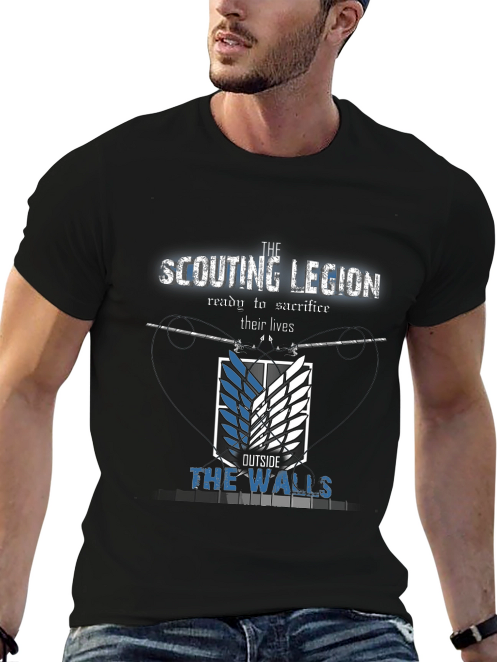 Attack on Titan Scouting Legion Graphic Tee