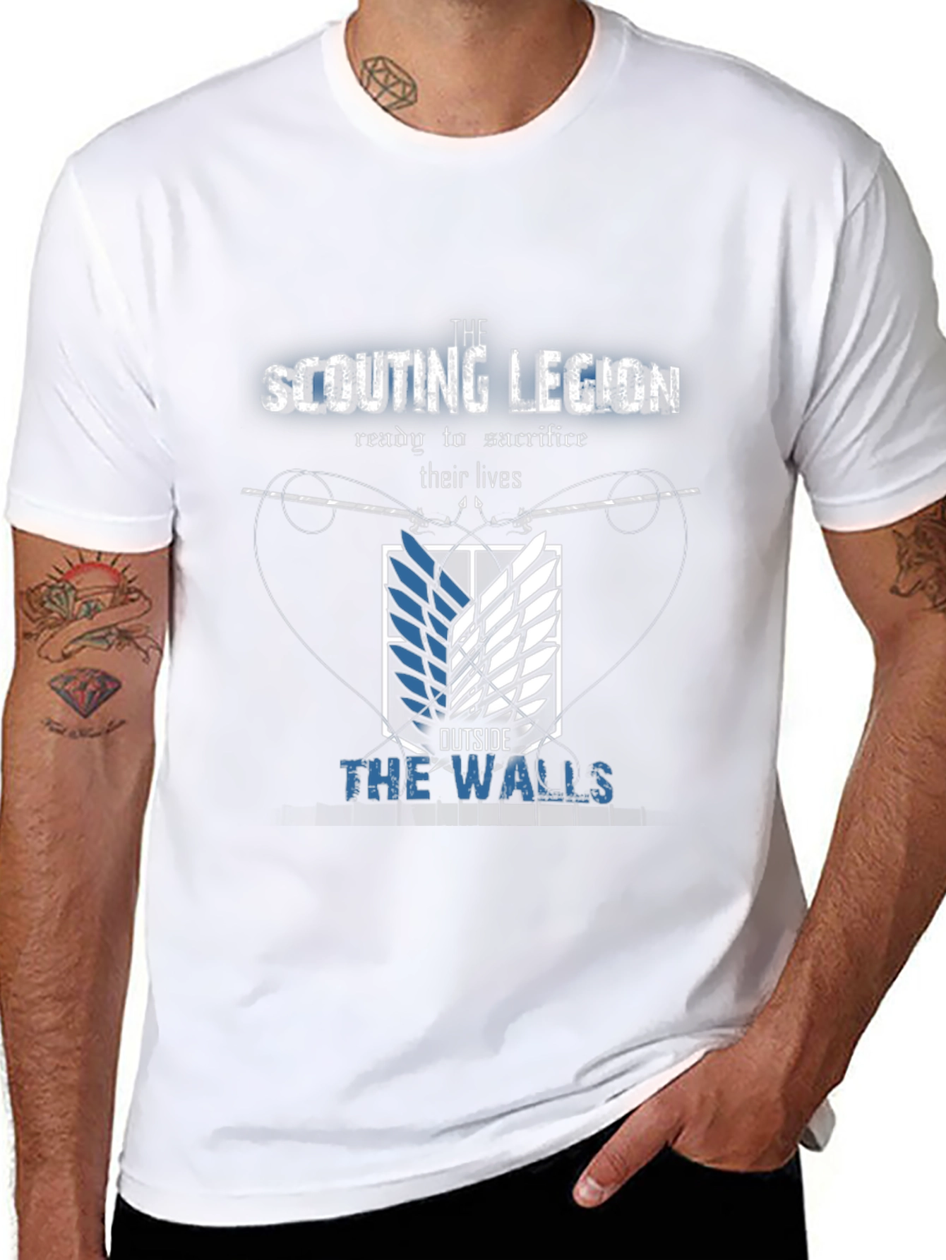 Attack on Titan Scouting Legion Graphic Tee