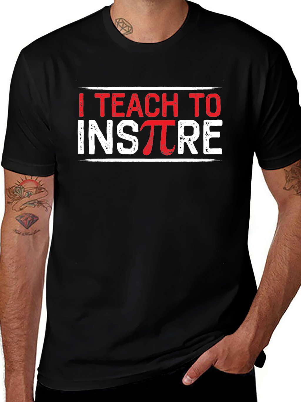 I Teach to Inspire Teacher T-Shirt