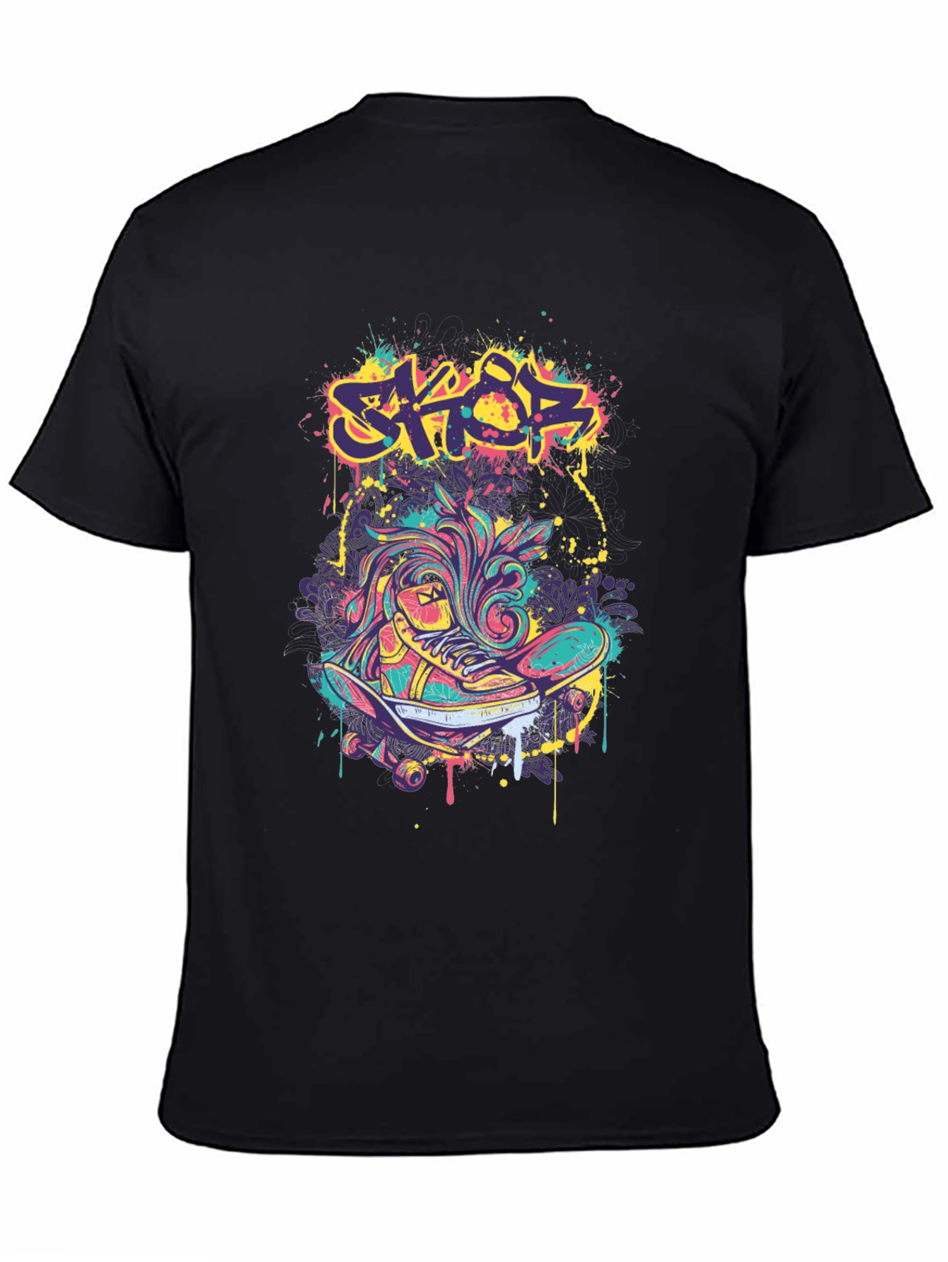 Skateboarding Graphic T-Shirt - Street Style Tee